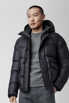 Chamarras Canada Goose Hombre México - Ventoux Abrigos Black Label Azul Marino IS0632451